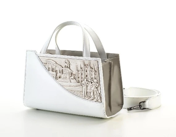 MILANO<br>Borsa city collection piccola bianca