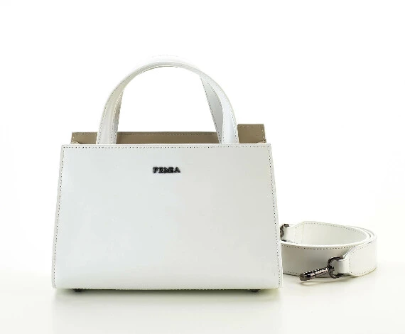 ROMA<br>Borsa city collection piccola bianca