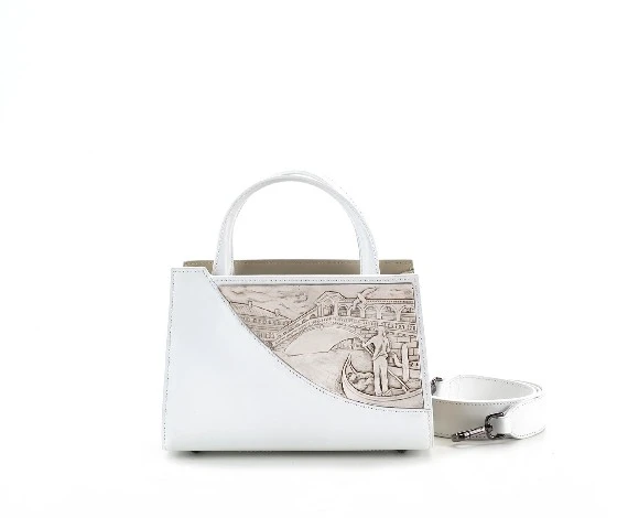 VENEZIA<br>Borsa city collection piccola bianca