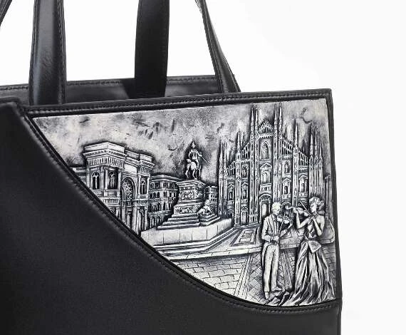 MILAN<br>Bag city collection large black