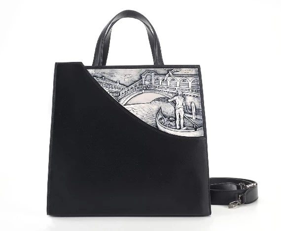 VENEZIA<br>Borsa city collection grande nera