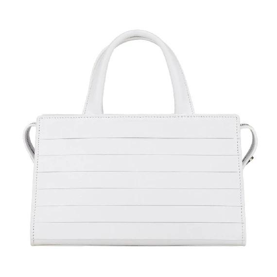 Borsa floating collection city bag bianca