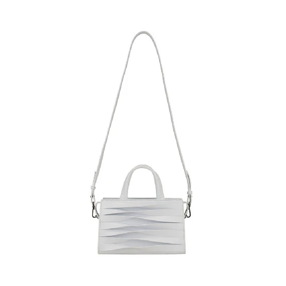 Floating collection city bag white