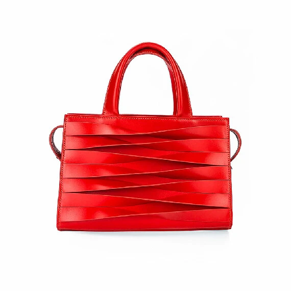 Floating collection city bag coral red
