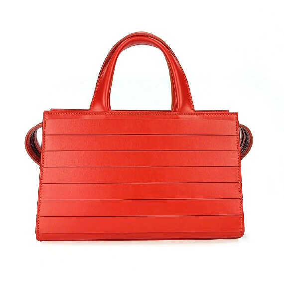 Floating collection city bag coral red