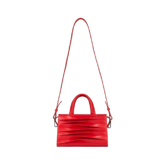 Floating collection city bag coral red