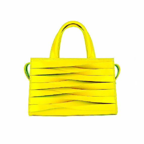 Floating collection city bag yellow
