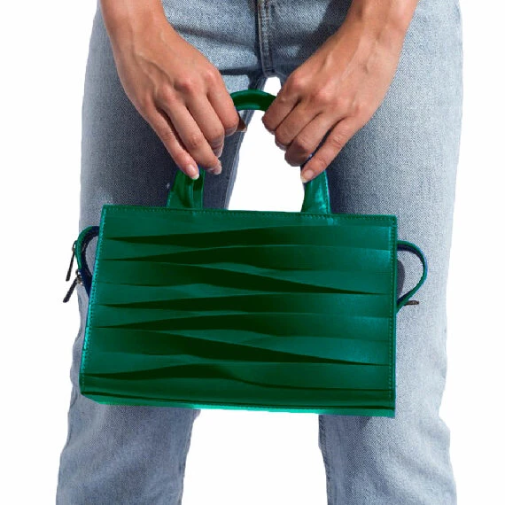 Floating collection city bag green