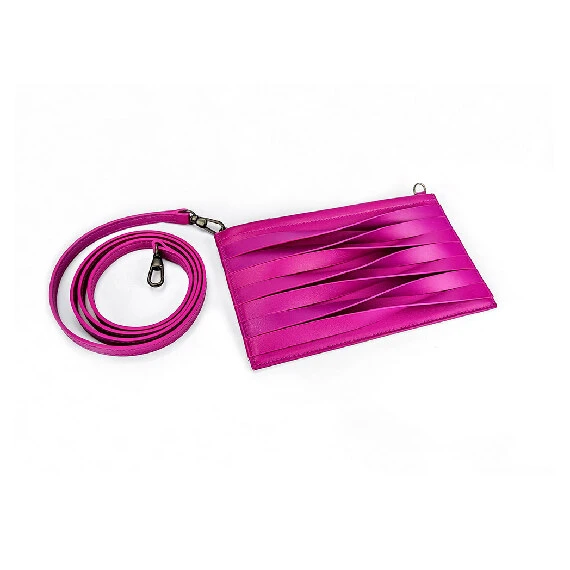 Floating collection mini pochette fucsia