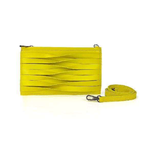 Floating collection mini pochette yellow