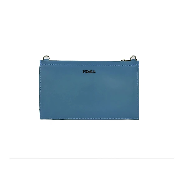 Borsa floating collection mini pochette petrolio