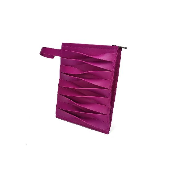 Borsa floating collection clutch bag fucsia